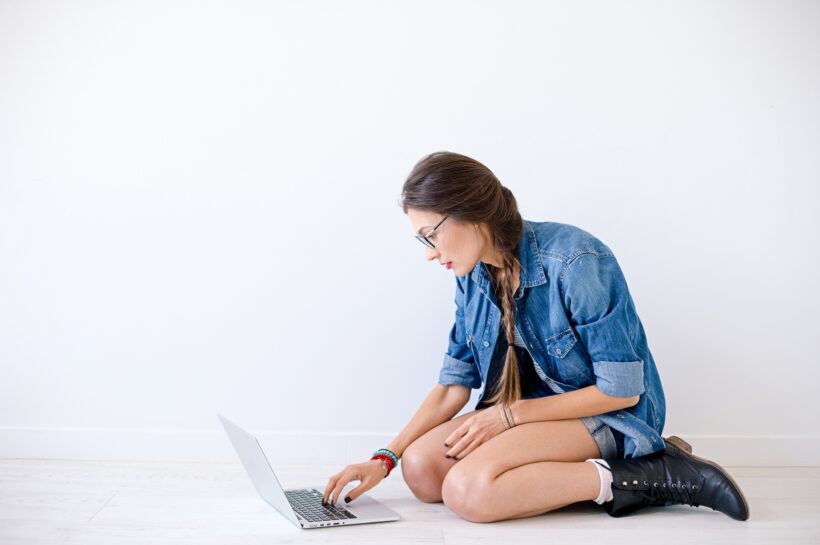 IT student getting ready for exams.