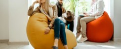 Young couple during the psychological counseling with psychologist